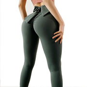 Bow Top Compression Leggings