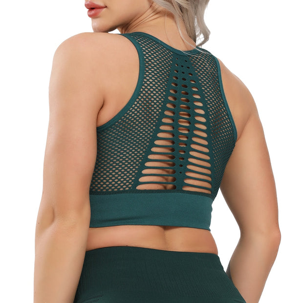 Breathable Mesh Yoga Bra