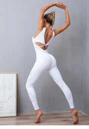 Backless Gym Clothing Jumpsuit