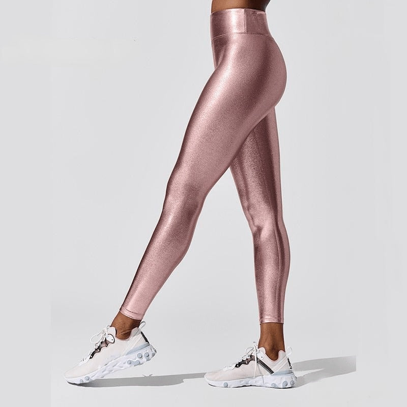 Metallic on sale yoga pants