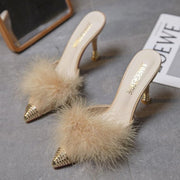 High Heel Pointed Toe Sandals