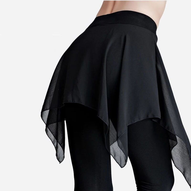 Fake Two-Piece Skirt Yoga Trousers