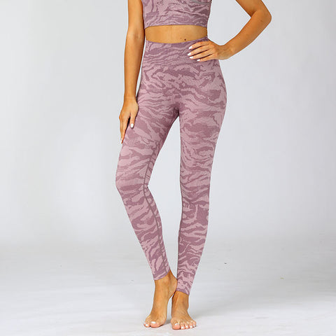 Camo Print High Waist Fitness Pants