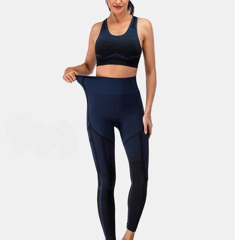 Crossover Back High Waist Pant Yoga Outfit